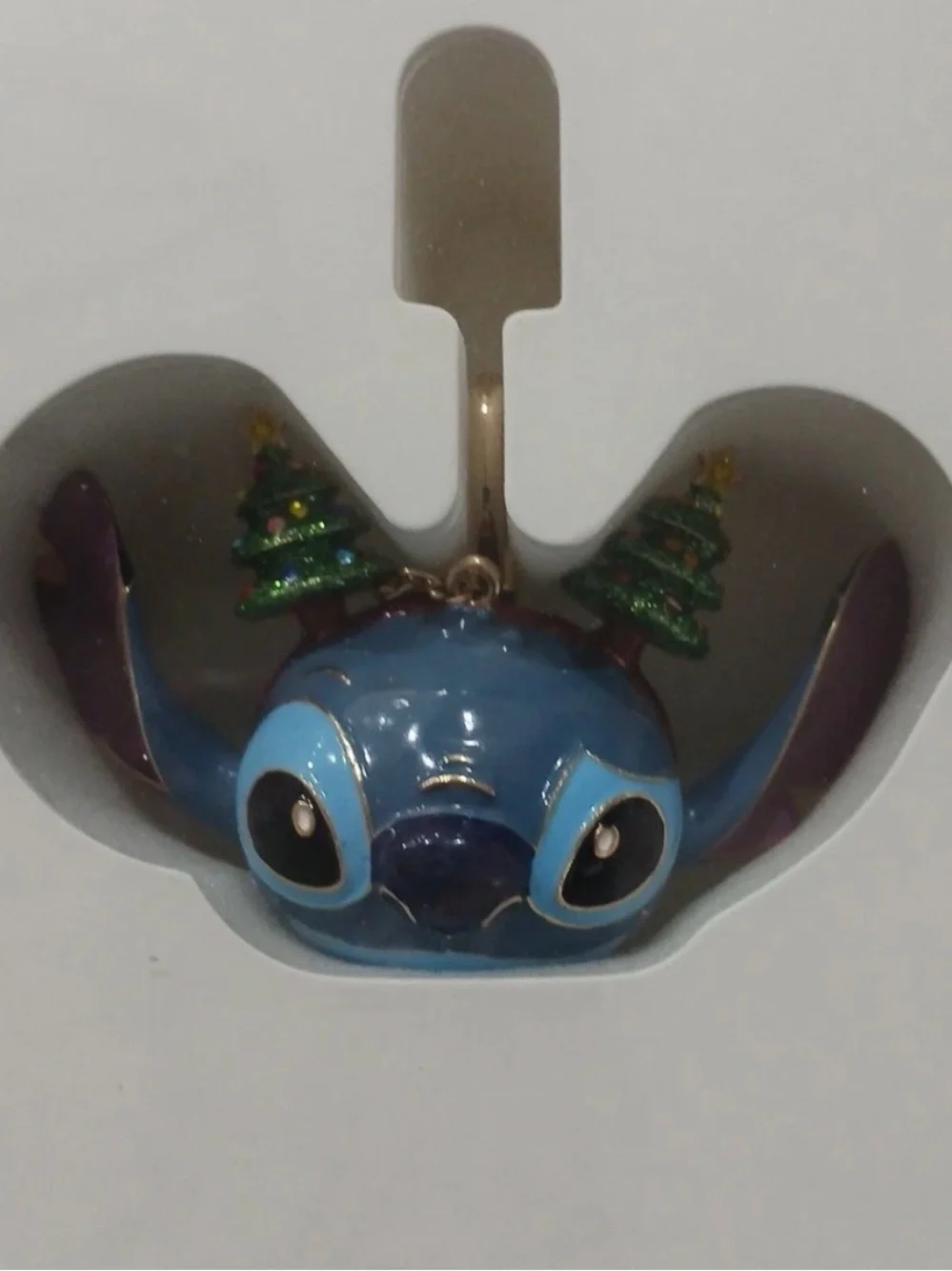 Baublebar x Disney Christmas Stitch head bag charm NIB